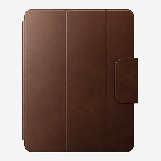 Folio de cuero para iPad Pro 13 (M4/M5) Marrón