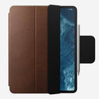Folio de cuero para iPad Pro 13 (M4/M5) Marrón