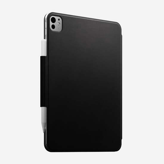 Funda Folio de cuero para iPad Pro 11 (M4/M5) Negro