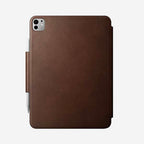 Folio de piel para iPad Pro 11 (M4/M5) Marrón
