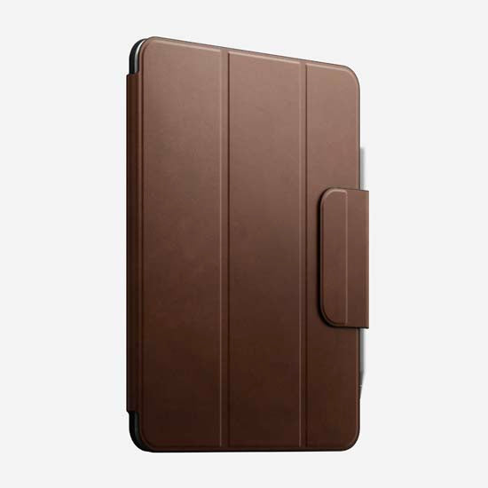 Folio de piel para iPad Pro 11 (M4/M5) Marrón