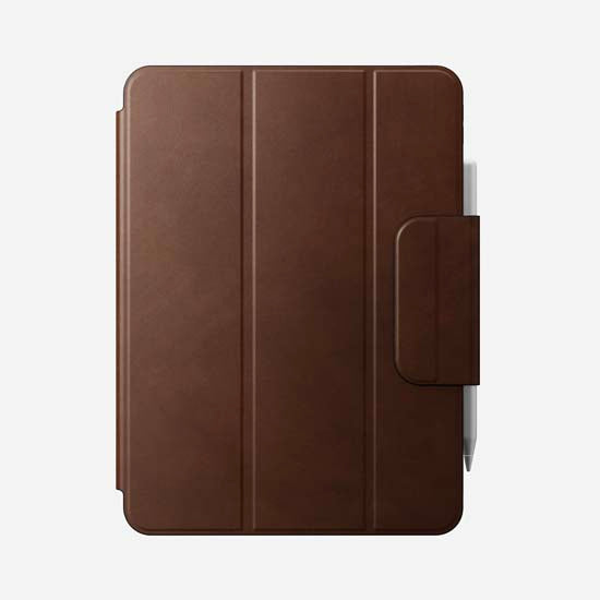 Folio de piel para iPad Pro 11 (M4/M5) Marrón
