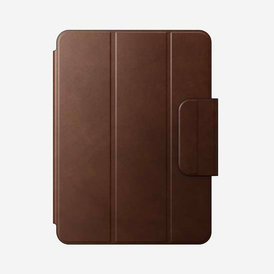 Folio de piel para iPad Pro 11 (M4/M5) Marrón
