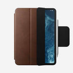 Folio de piel para iPad Pro 11 (M4/M5) Marrón