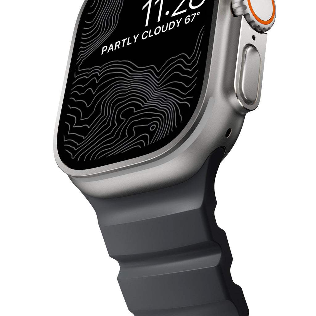 Rocky Point Band 44/45/46/49mm Storm/Natural Hardware