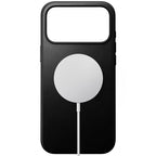Funda de Piel Modern iPhone 17 Pro Max Negro