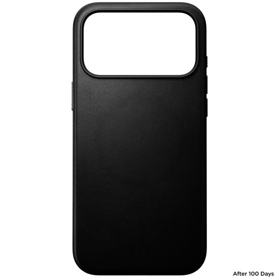 Funda de Piel Modern iPhone 17 Pro Max Negro