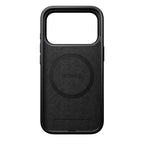Funda Moderna de Cuero iPhone 17 Pro Negro