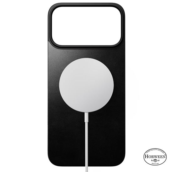 Funda trasera de cuero magnética Horween iPhone 17 Pro Max Marrón