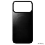 Funda trasera de cuero magnética Horween iPhone 17 Pro Max Marrón