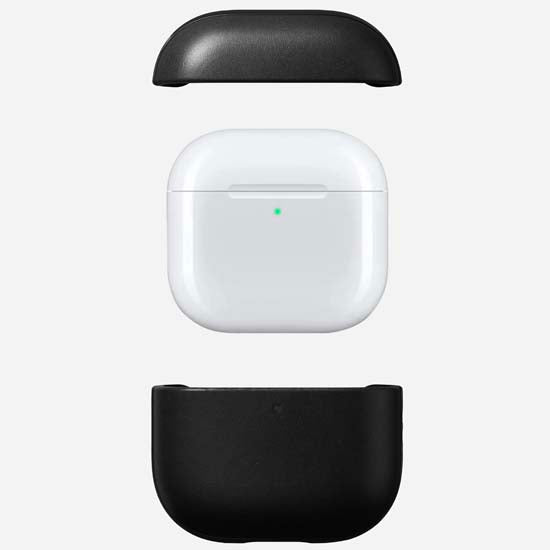 Funda Modern Leather AirPods 4 Negra