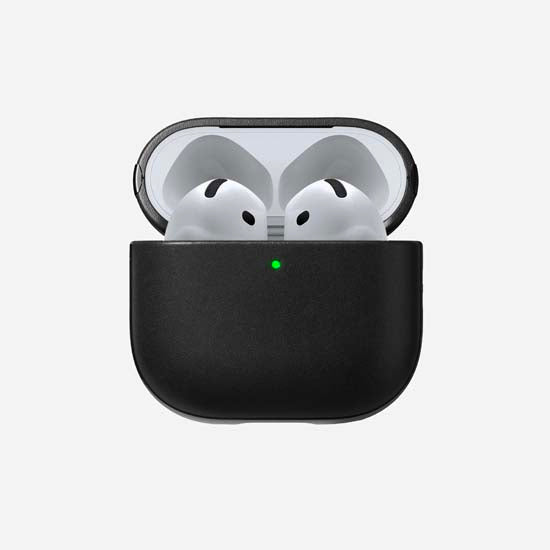 Funda Modern Leather AirPods 4 Negra