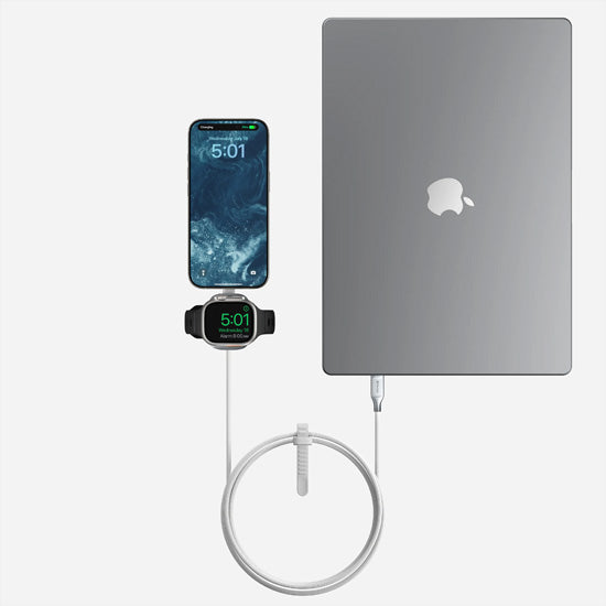 Cable Universal para Apple Watch Blanco
