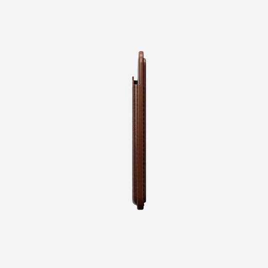 Mag Wallet Horween con Find My Rustic Brown