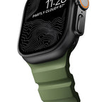 Rocky Point Band 44/45/46/49mm Forest/Black Hardware
