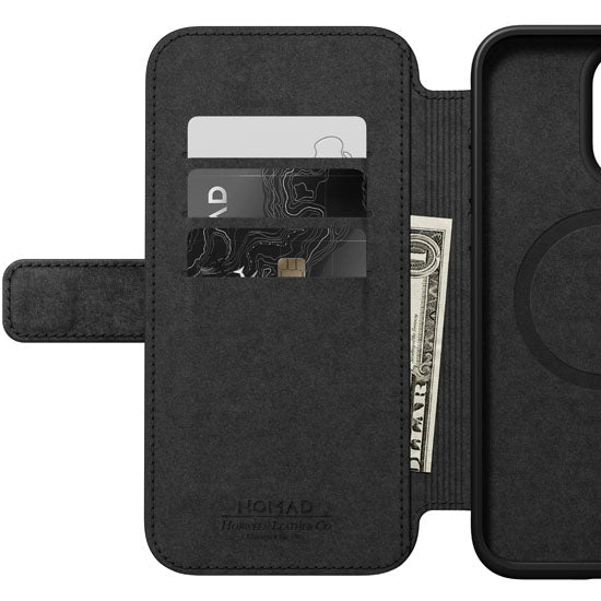 Folio de Cuero Modern Horween iPhone 15 Pro Max Marrón