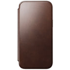 Folio de Cuero Modern Horween iPhone 15 Pro Max Marrón