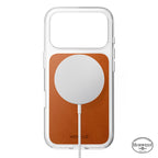 Funda Clear de cuero Horween iPhone 18 Pro / iPhone 17 Pro Saddle