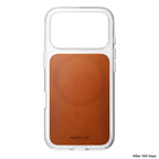 Funda Clear de cuero Horween iPhone 18 Pro / iPhone 17 Pro Saddle