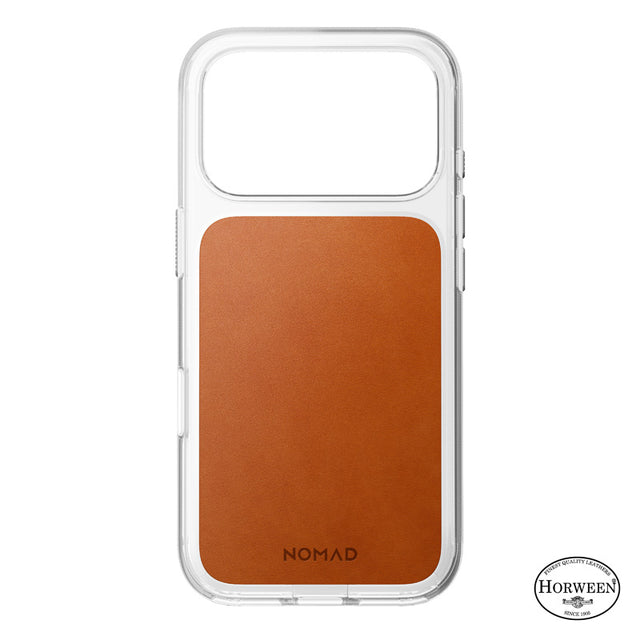 Funda Clear de cuero Horween iPhone 18 Pro / iPhone 17 Pro Saddle