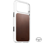 Funda Clear Leather Horween iPhone 18 Pro Max / 17 Pro Max Rustic Brown