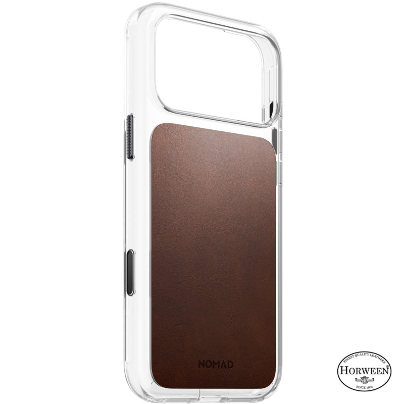 Funda Clear Leather Horween iPhone 18 Pro Max / 17 Pro Max Rustic Brown