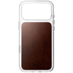 Funda Clear Leather Horween iPhone 18 Pro Max / 17 Pro Max Rustic Brown