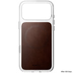 Funda Clear Leather Horween iPhone 18 Pro Max / 17 Pro Max Rustic Brown
