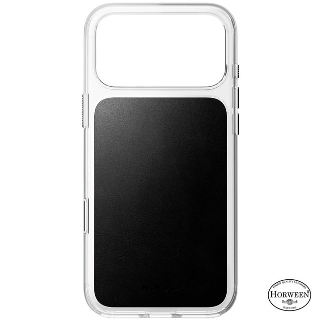 Funda Clear Leather Horween iPhone 18 Pro Max / 17 Pro Max Negro