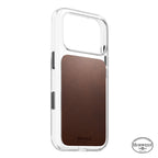 Funda Clear Leather Horween iPhone 18 Pro / iPhone 17 Pro Rustic Brown