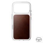 Funda Clear Leather Horween iPhone 18 Pro / iPhone 17 Pro Rustic Brown