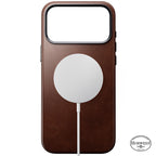 Funda de piel Horween tradicional iPhone 18 Pro Max Rustic Brown