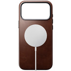 Funda de piel Horween tradicional iPhone 18 Pro Max Rustic Brown