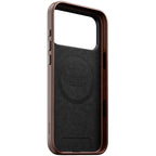 Funda de piel Horween tradicional iPhone 18 Pro Max Rustic Brown