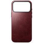Funda Traditional Horween de cuero iPhone 18 Pro Max Burgundy
