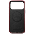 Funda Traditional Horween de cuero iPhone 18 Pro Max Burgundy