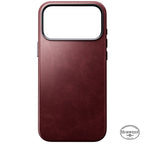 Funda Traditional Horween de cuero iPhone 18 Pro Max Burgundy