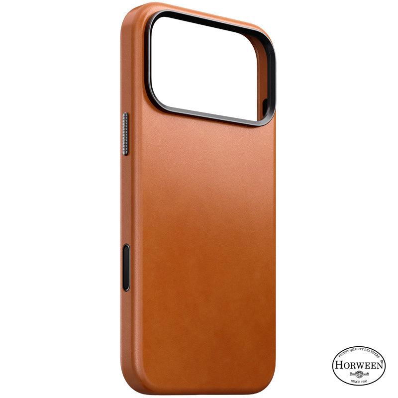 Funda de Cuero Horween Tradicional iPhone 18 Pro Max Saddle