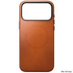 Funda de Cuero Horween Tradicional iPhone 18 Pro Max Saddle