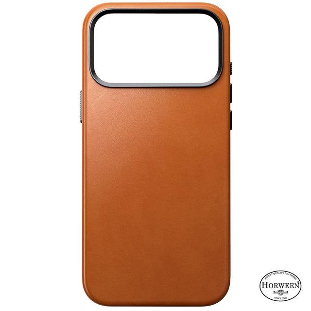 Funda de Cuero Horween Tradicional iPhone 18 Pro Max Saddle