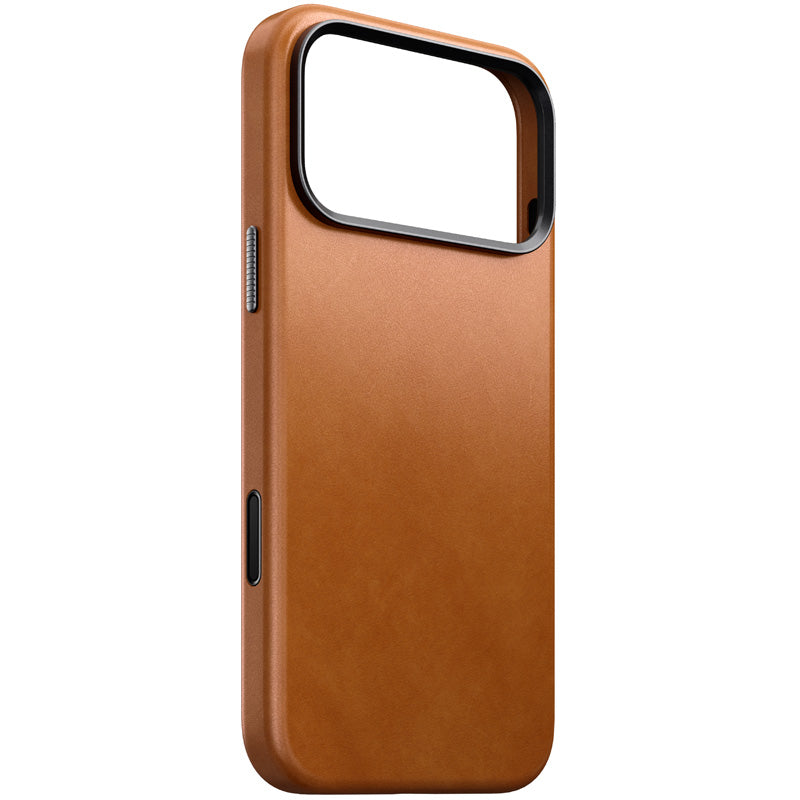 Funda Traditional de cuero Nomad iPhone 18 Pro Max English Tan