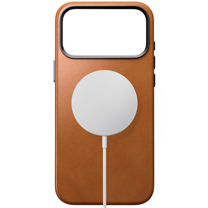 Funda Traditional de cuero Nomad iPhone 18 Pro Max English Tan