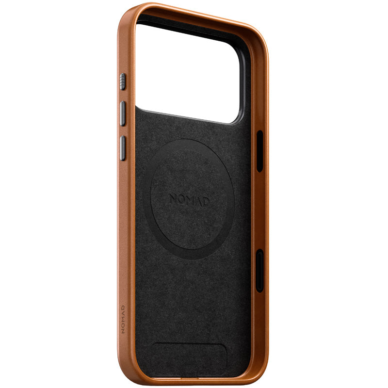 Funda Traditional de cuero Nomad iPhone 18 Pro Max English Tan