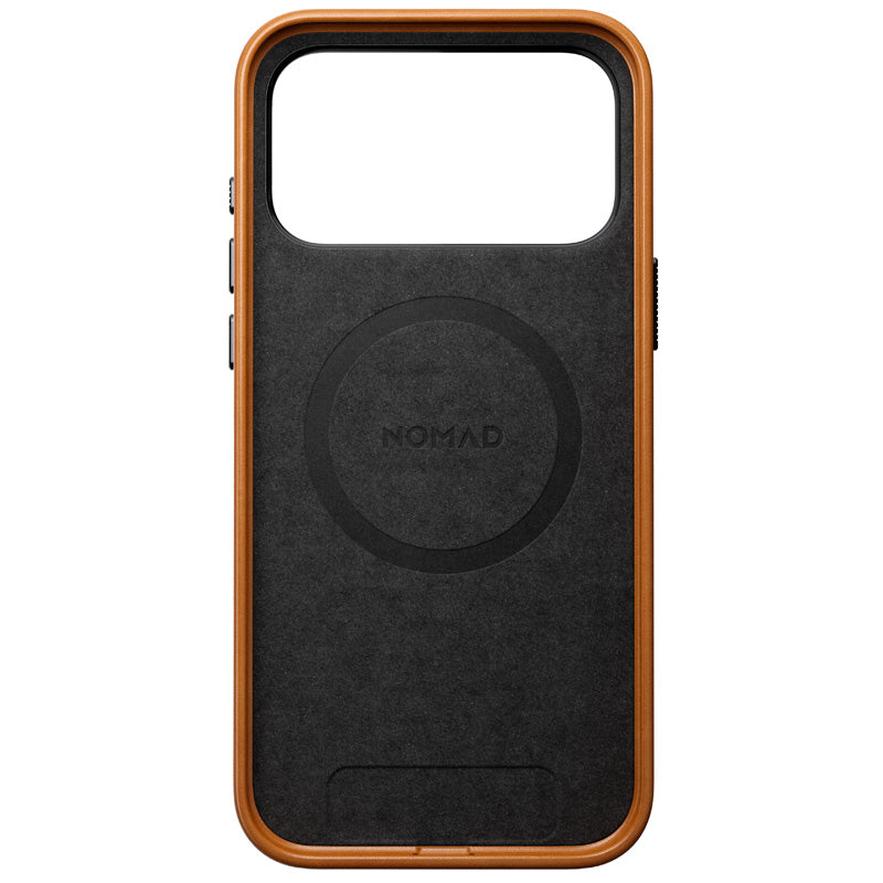 Funda Traditional de cuero Nomad iPhone 18 Pro Max English Tan