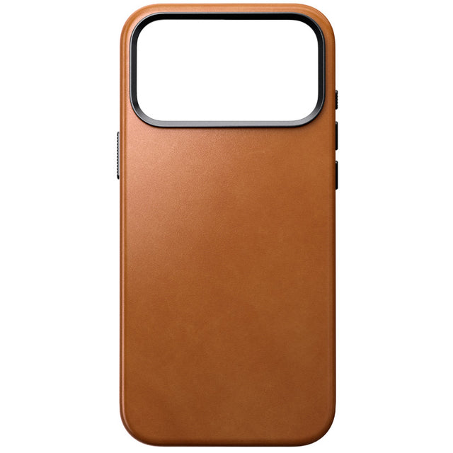 Funda Traditional de cuero Nomad iPhone 18 Pro Max English Tan