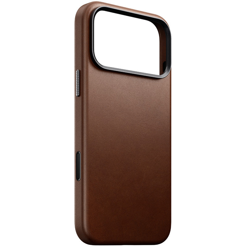 Funda de cuero Nomad Traditional iPhone 18 Pro Max Rustic Brown