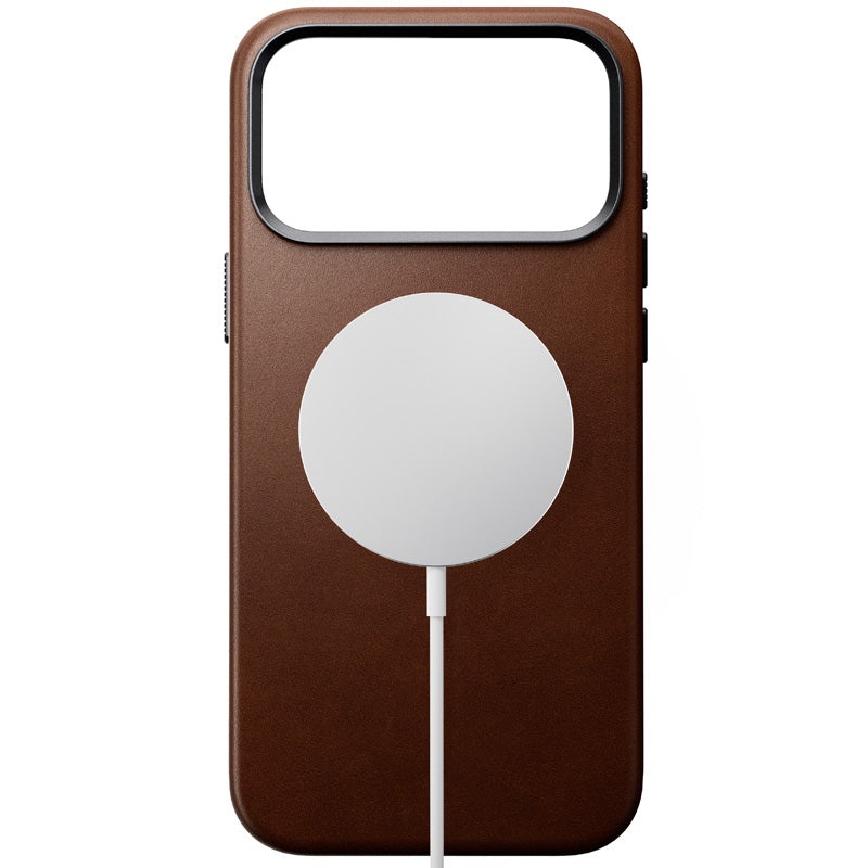 Funda de cuero Nomad Traditional iPhone 18 Pro Max Rustic Brown