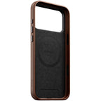 Funda de cuero Nomad Traditional iPhone 18 Pro Max Rustic Brown