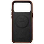 Funda de cuero Nomad Traditional iPhone 18 Pro Max Rustic Brown