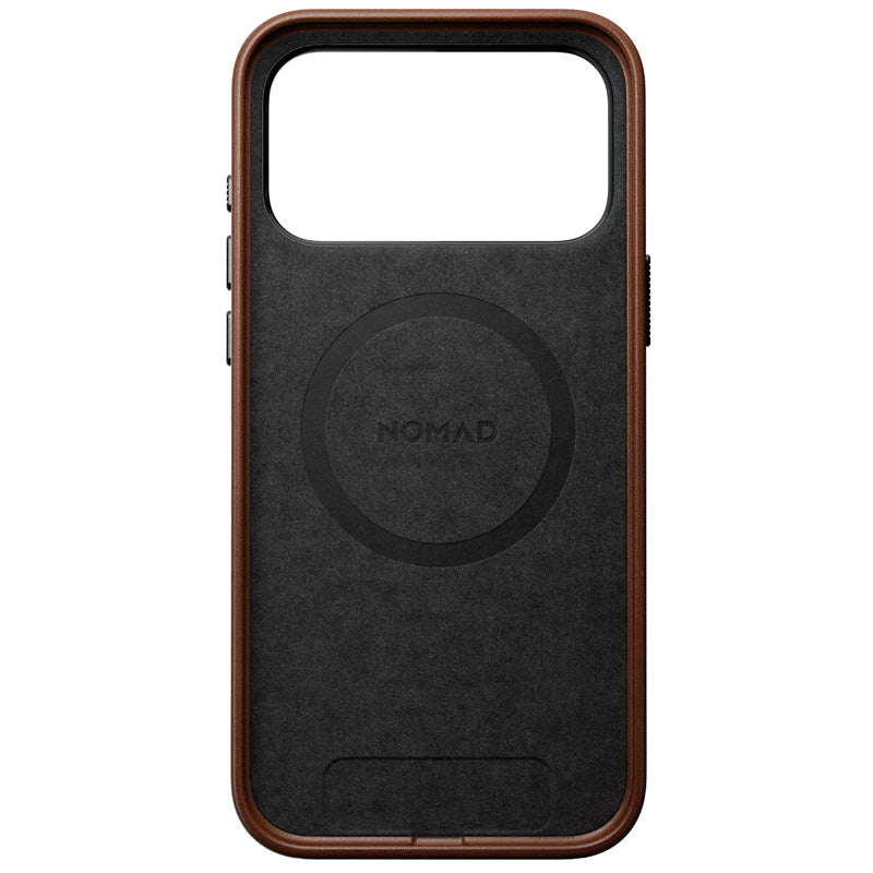 Funda de cuero Nomad Traditional iPhone 18 Pro Max Rustic Brown